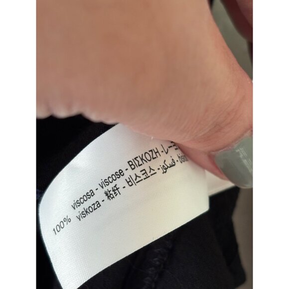 Zara Womens Button-Up Shirt With Blue Lip Print Pattern - Picture 7 of 9